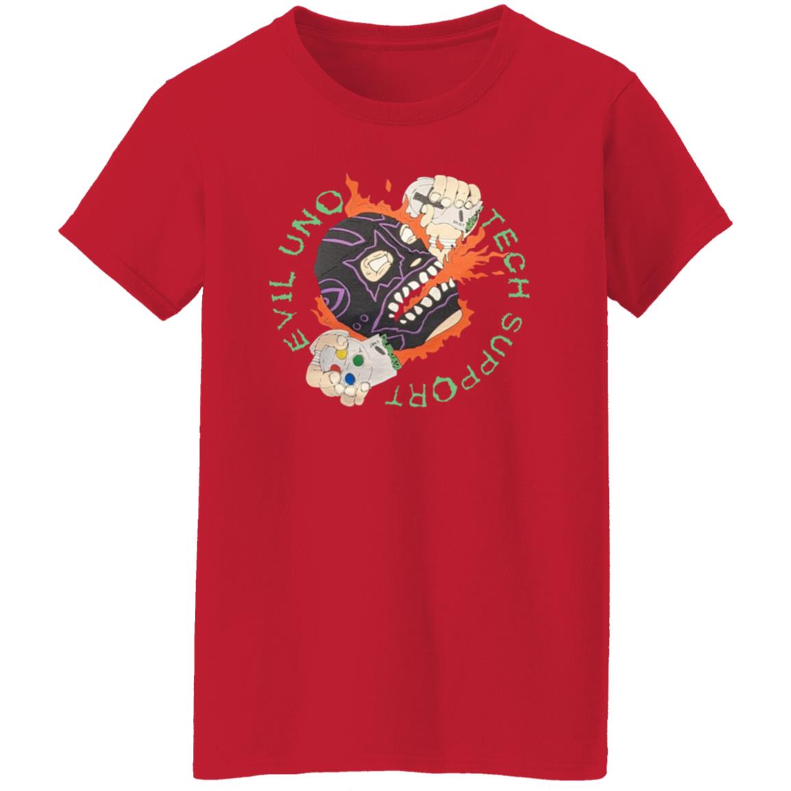 Evil Uno Tech Support Shirt - Teechipus