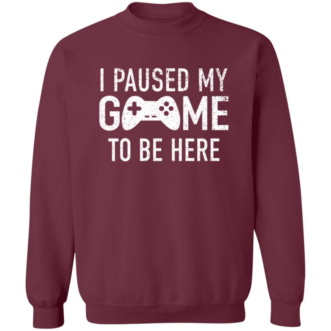 I Paused My Game To Be Here Shirt Brailledfotw I Paused My Game To Be Here Shirt - Teechipus