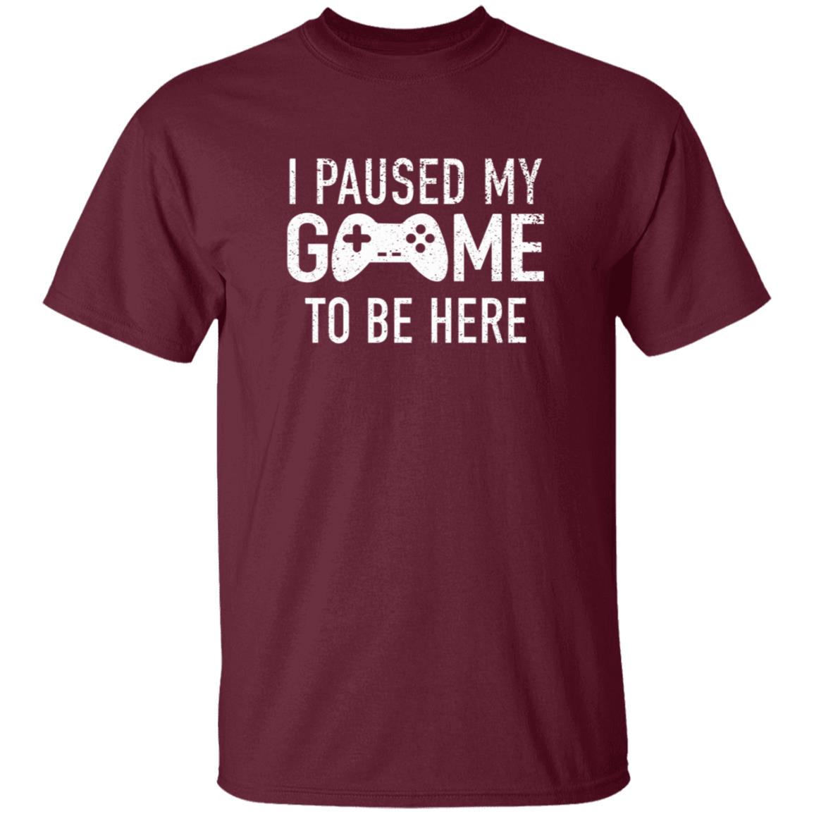 I Paused My Game To Be Here Shirt Brailledfotw I Paused My Game To Be Here Shirt - Teechipus