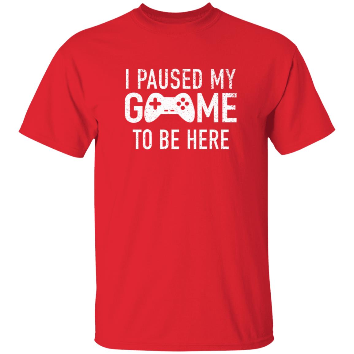 I Paused My Game To Be Here Shirt Brailledfotw I Paused My Game To Be Here Shirt - Teechipus