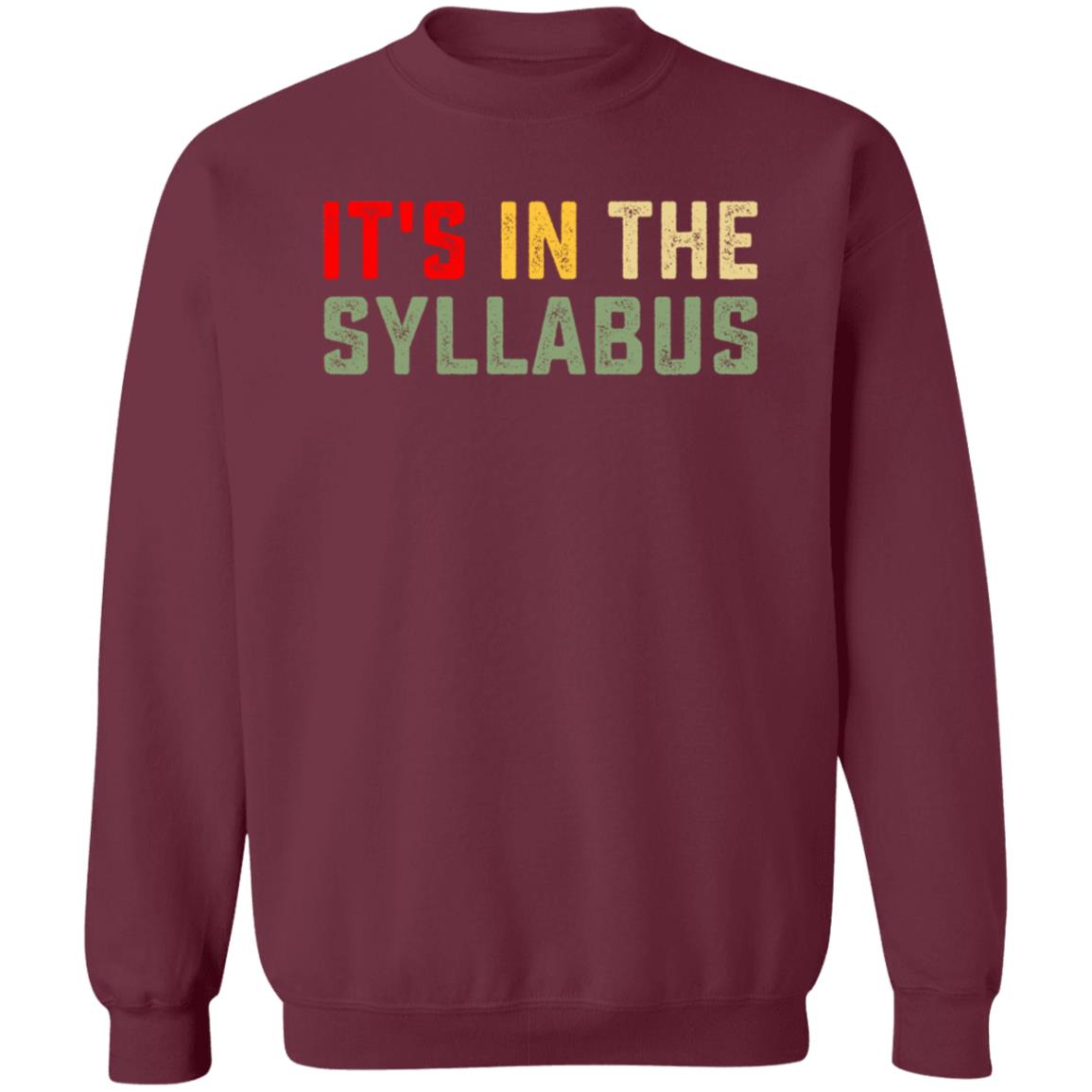 It's In The Syllabus Shirt Christina Greer It's In The Syllabus Shirt Fall2021 It's In The Syllabus Shirt - Teechipus