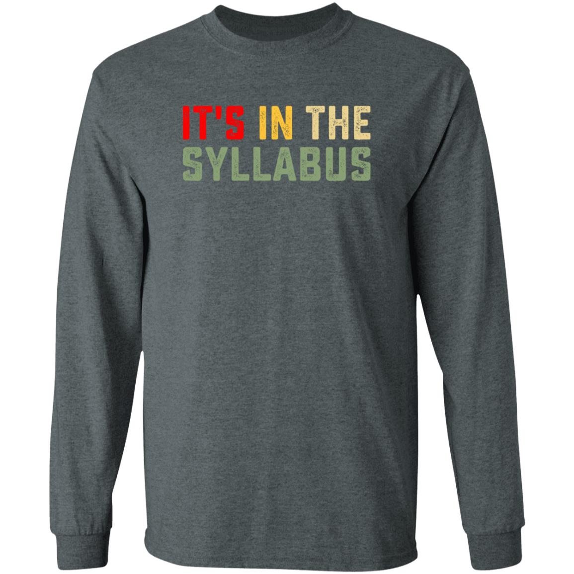 It's In The Syllabus Shirt Christina Greer It's In The Syllabus Shirt Fall2021 It's In The Syllabus Shirt - Teechipus