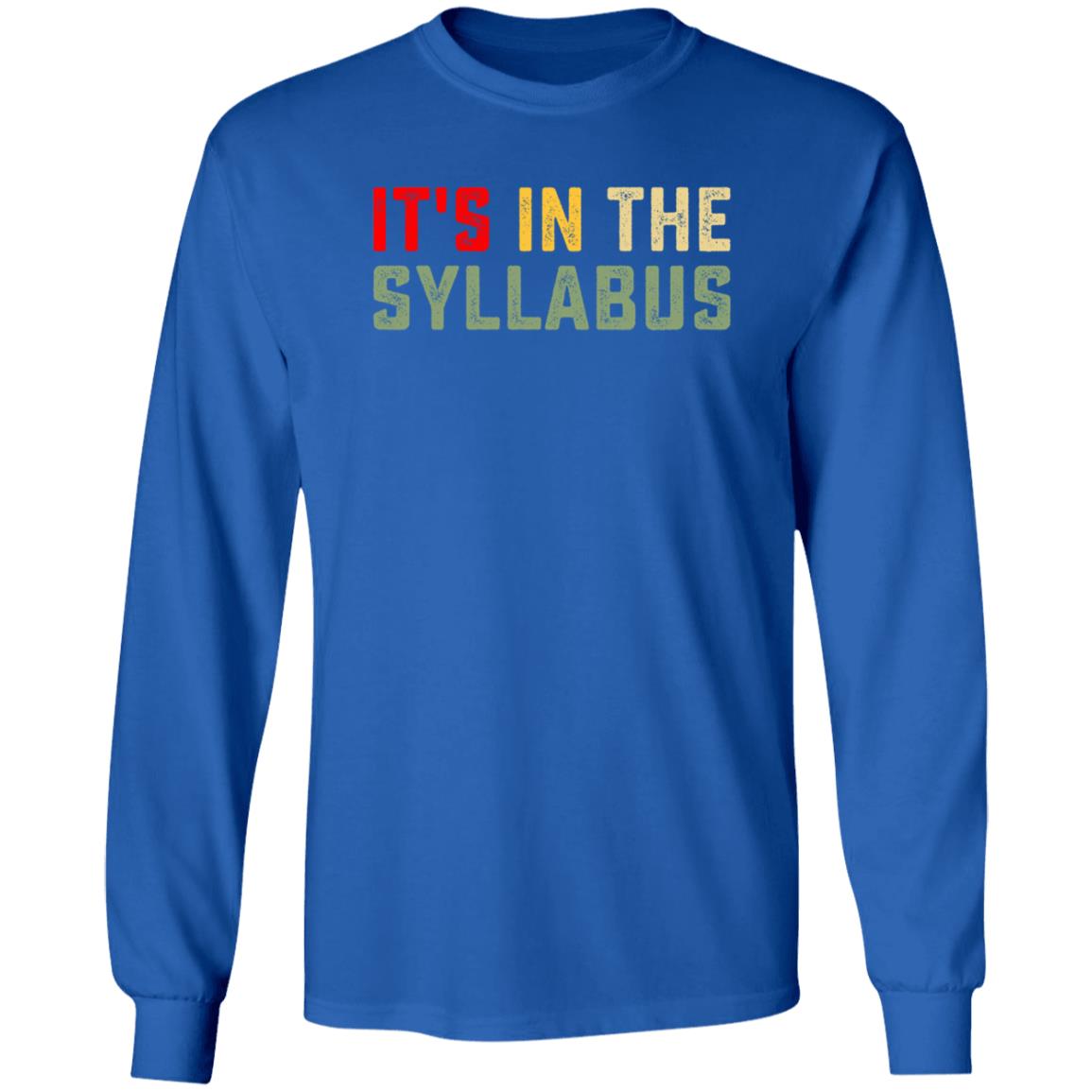 It's In The Syllabus Shirt Christina Greer It's In The Syllabus Shirt Fall2021 It's In The Syllabus Shirt - Teechipus