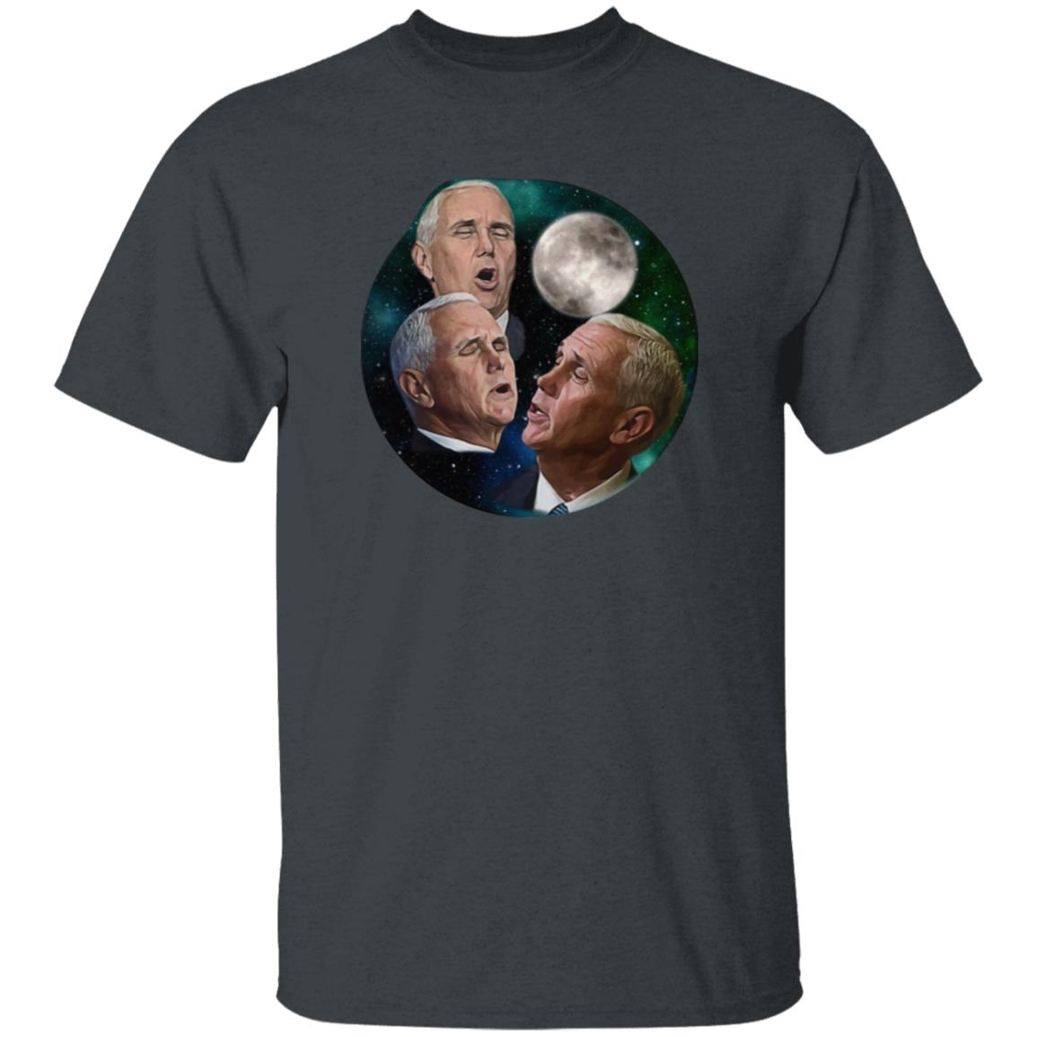 Mike Pence Howling At The Moon Shirt Brent Terhune Merch Store Three Pence Moon Shirt - Teechipus