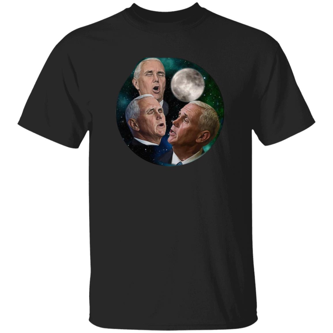 Mike Pence Howling At The Moon Shirt Brent Terhune Merch Store Three Pence Moon Shirt - Teechipus