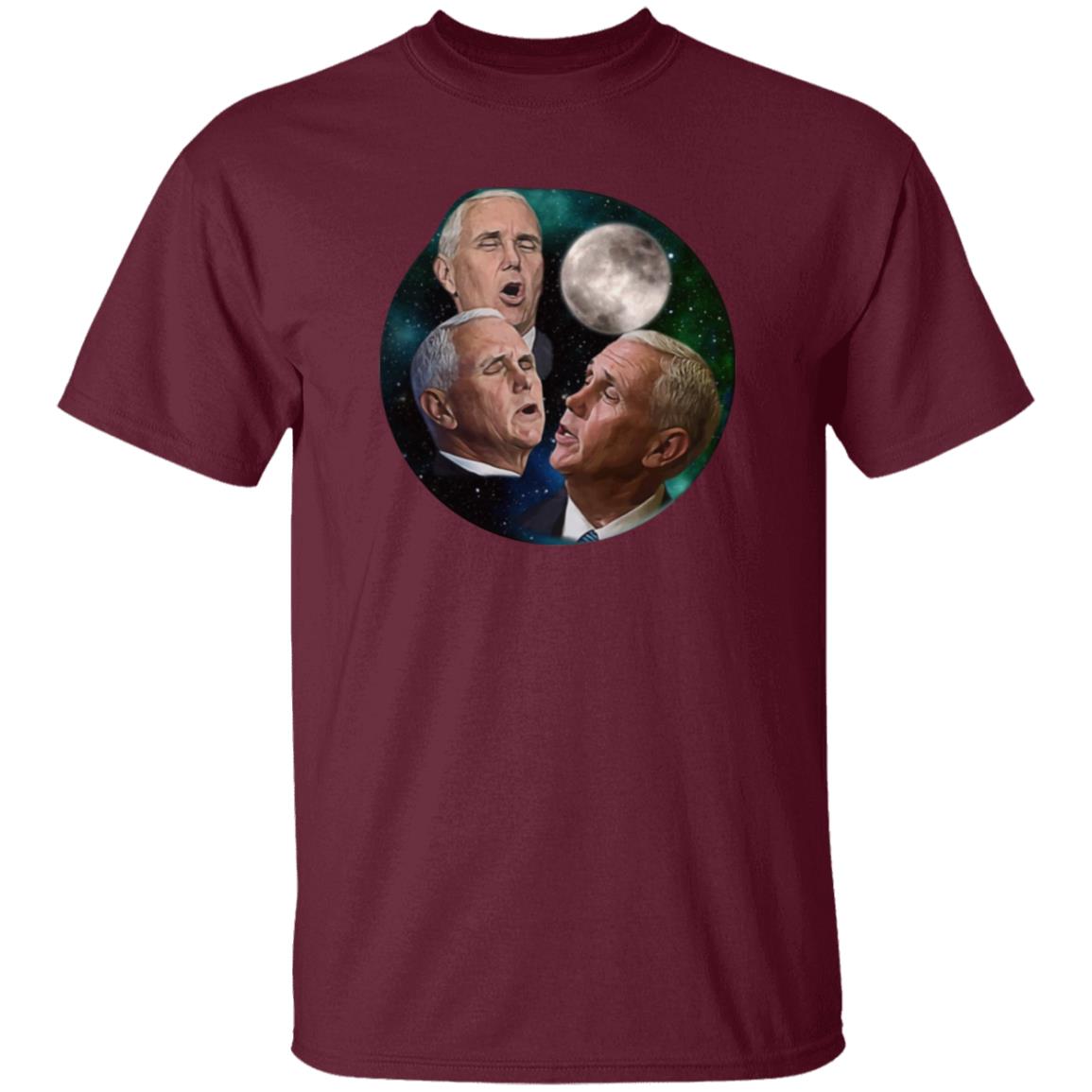 Mike Pence Howling At The Moon Shirt Brent Terhune Merch Store Three Pence Moon Shirt - Teechipus