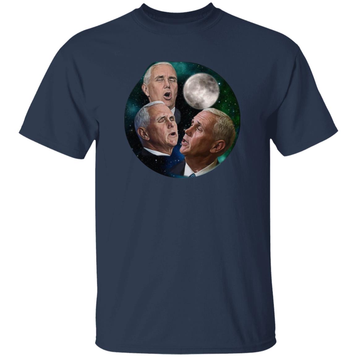 Mike Pence Howling At The Moon Shirt Brent Terhune Merch Store Three Pence Moon Shirt - Teechipus