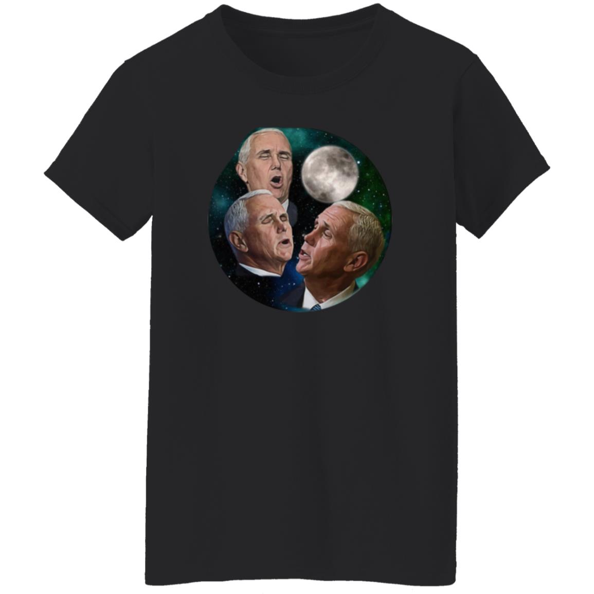 Mike Pence Howling At The Moon Shirt Brent Terhune Merch Store Three Pence Moon Shirt - Teechipus