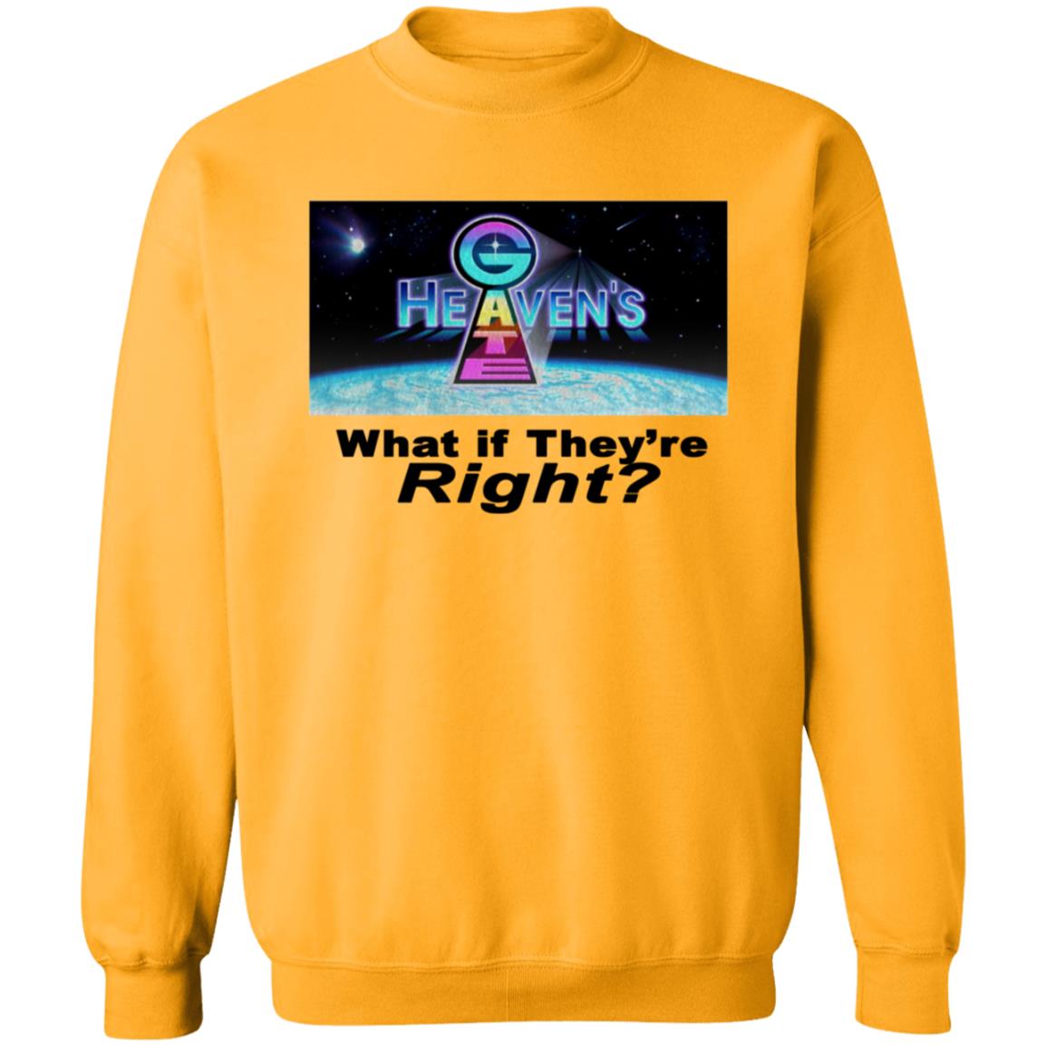 Heavens Gate What If They're Right Shirt Gimmetheboothc Store - Teechipus