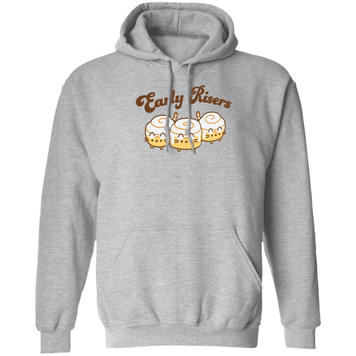 Pusheen Early Risers Shirt Shop.Pusheen Pusheen Early Risers Shirt Hoodie Sweatshirt - Teechipus