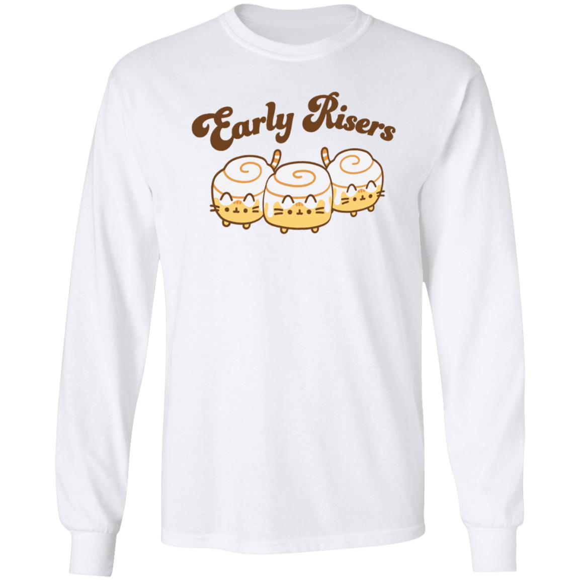 Pusheen Early Risers Shirt Shop.Pusheen Pusheen Early Risers Shirt Hoodie Sweatshirt - Teechipus