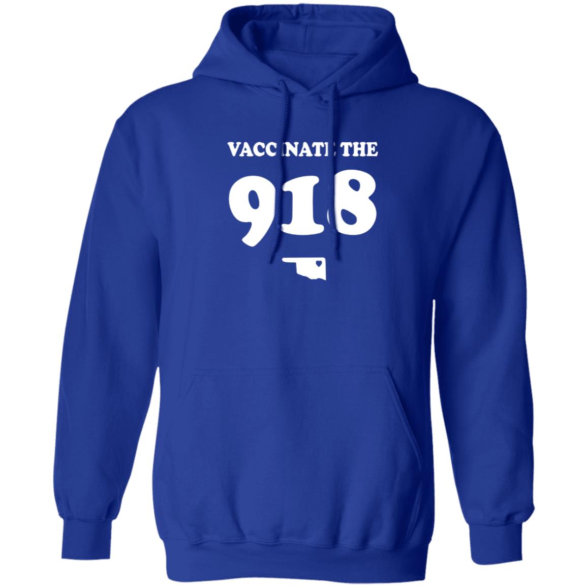 Vaccinate The 918 Shirt Tulsa Man's Vaccinate The 918 Shirt Hoodie Sweatshirt - Teechipus