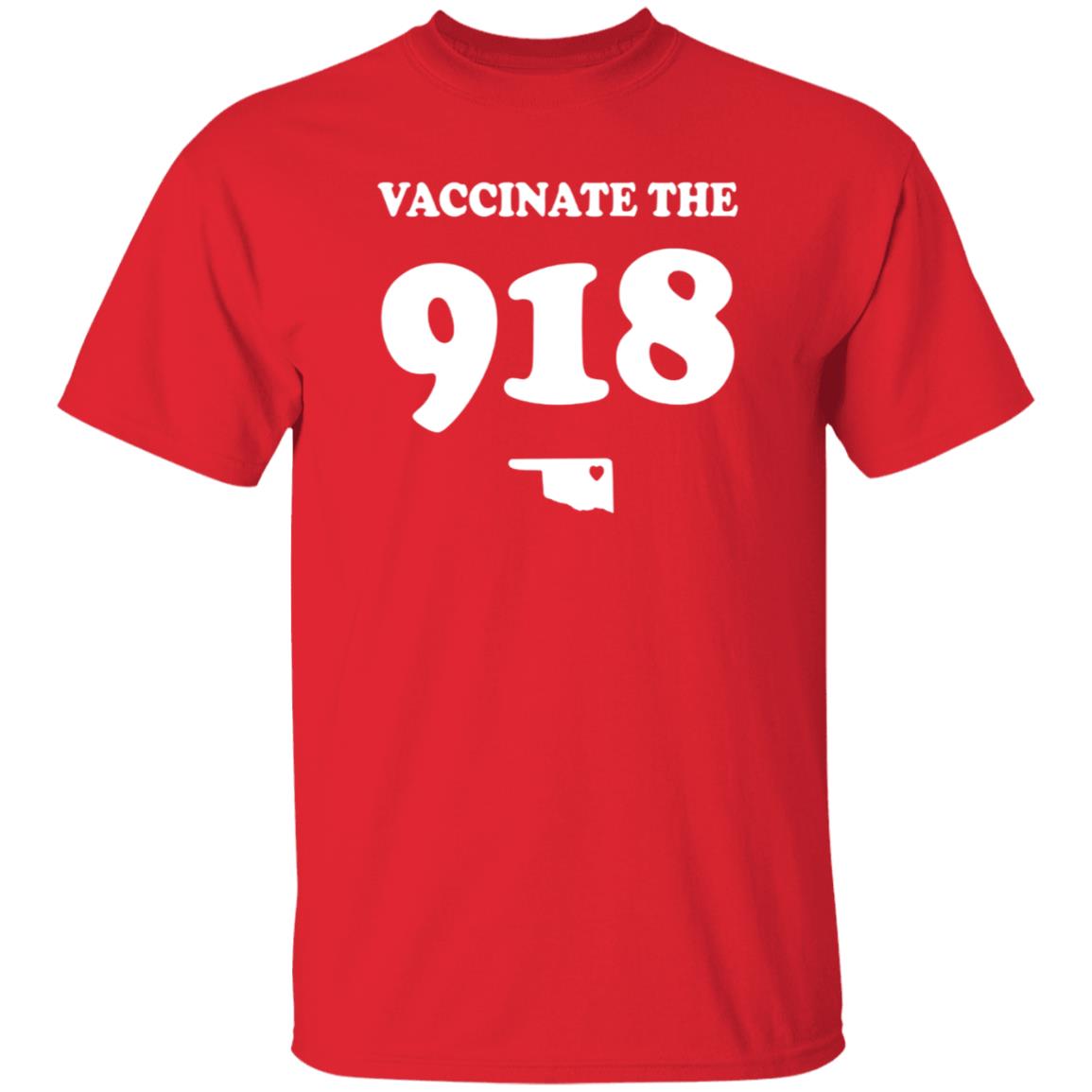 Vaccinate The 918 Shirt Tulsa Man's Vaccinate The 918 Shirt Hoodie Sweatshirt - Teechipus