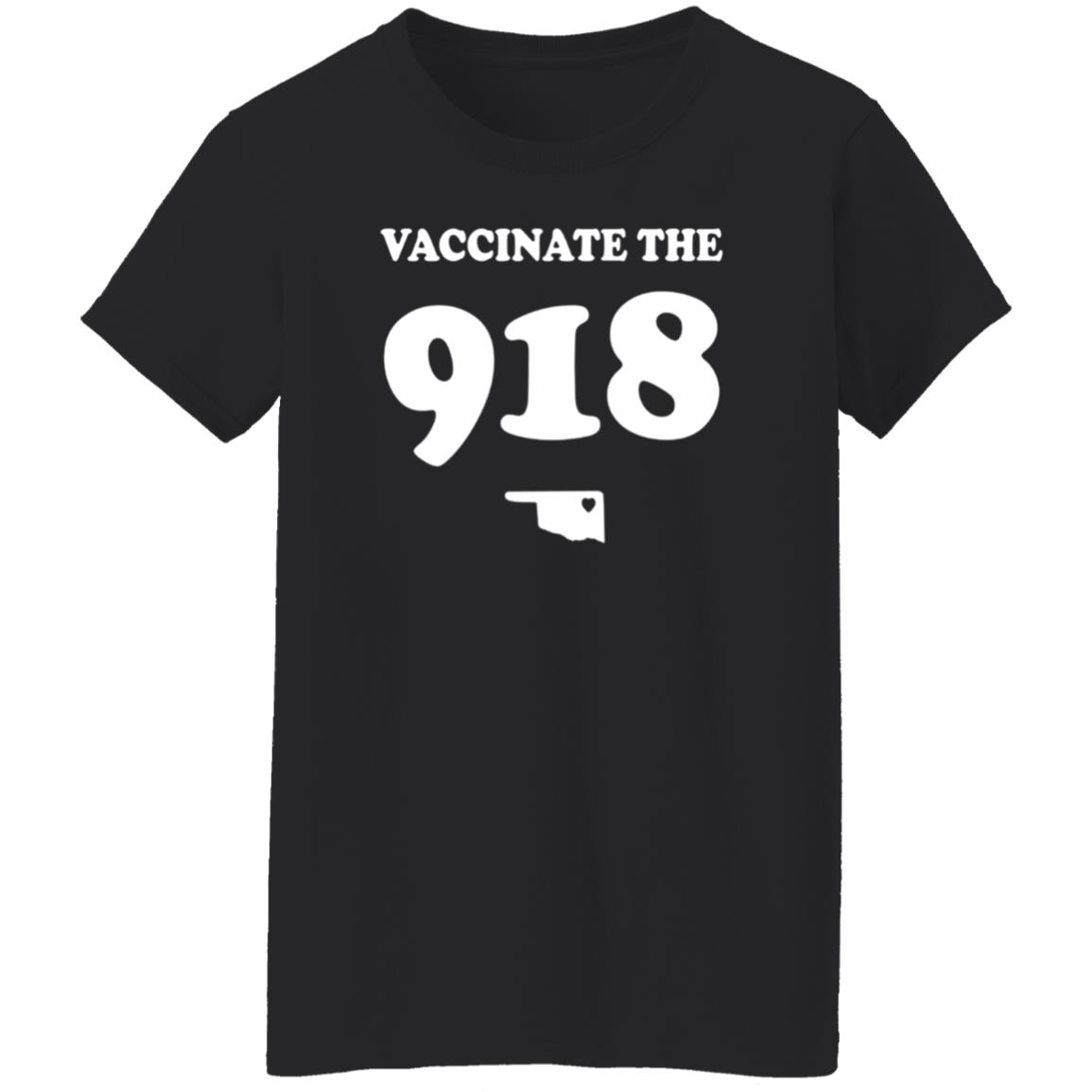 Vaccinate The 918 Shirt Tulsa Man's Vaccinate The 918 Shirt Hoodie Sweatshirt - Teechipus