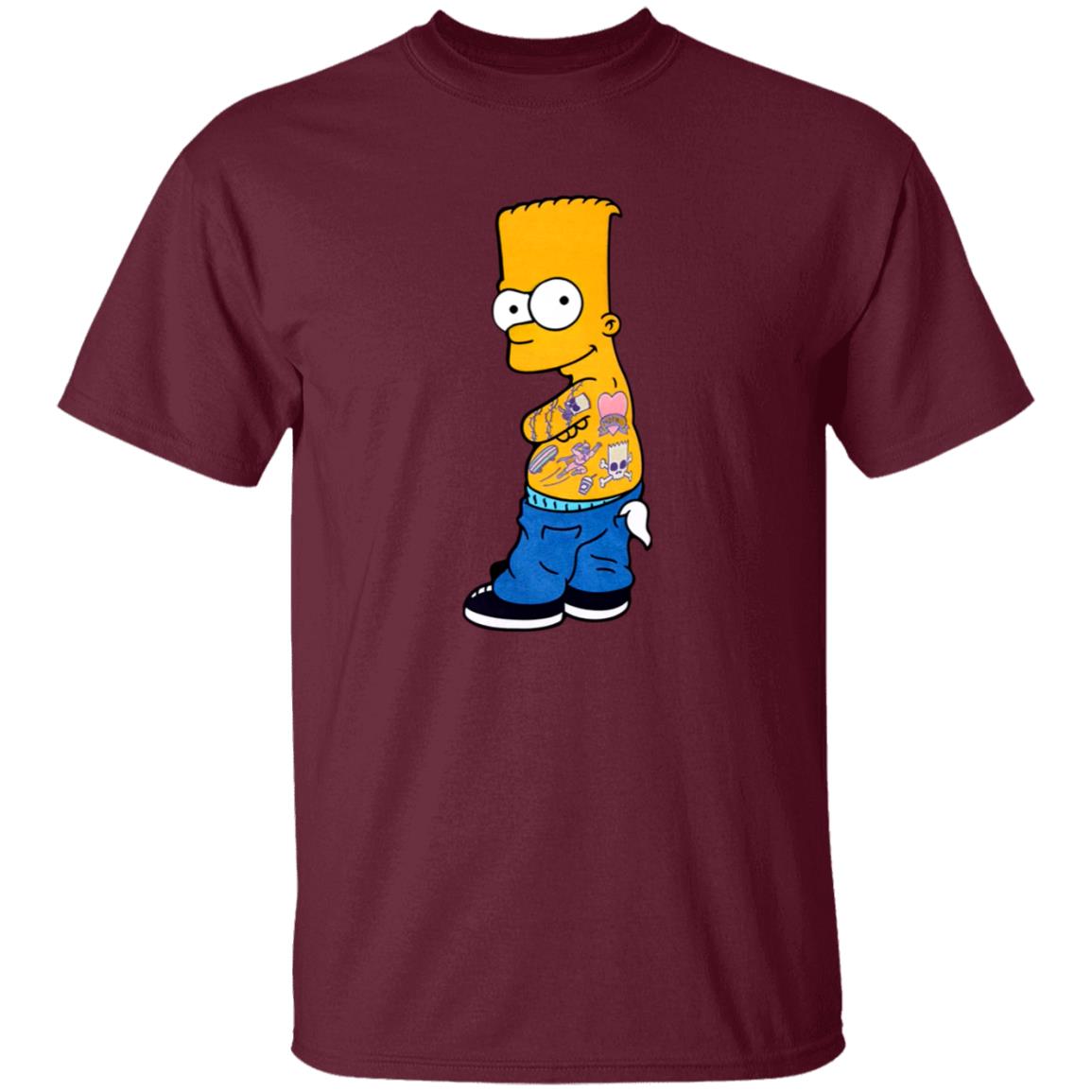 Tatted Up Bart Shirt Hibbett Tatted Up Bart Shirt Freeze Men's Tatted Up Bart Shirt - Teechipus