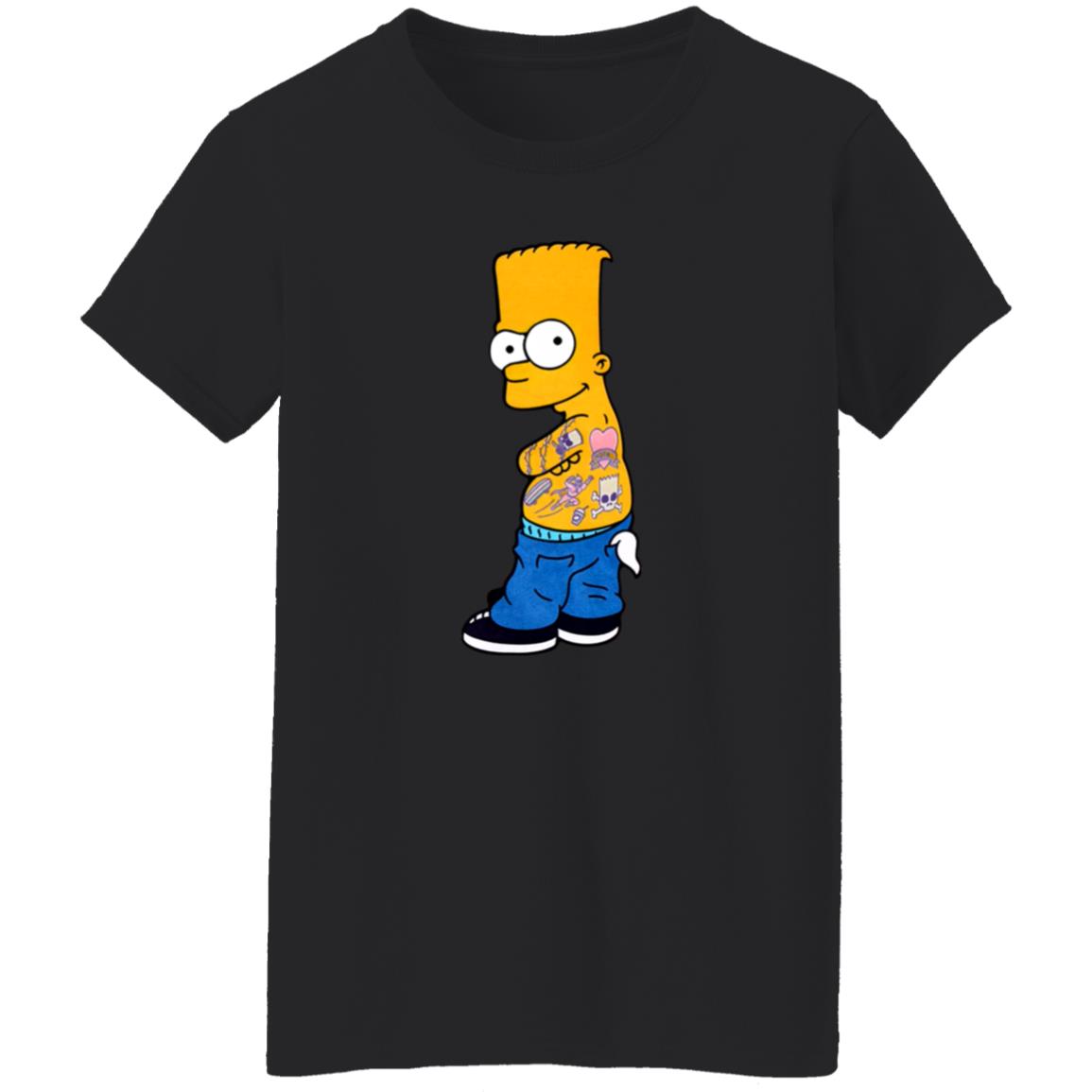 Tatted Up Bart Shirt Hibbett Tatted Up Bart Shirt Freeze Men's Tatted Up Bart Shirt - Teechipus