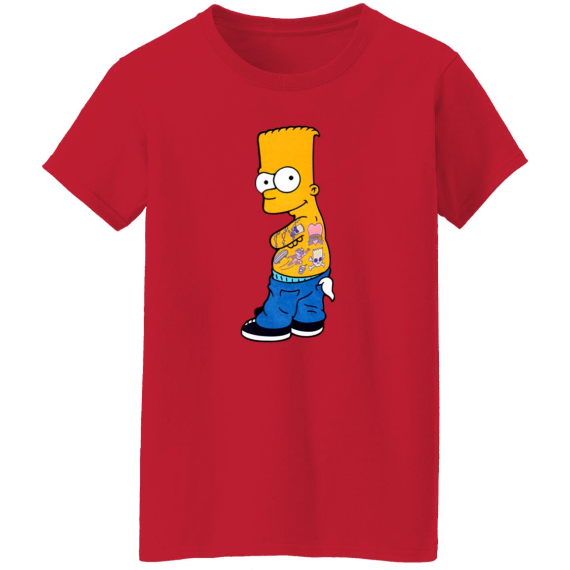 Tatted Up Bart Shirt Hibbett Tatted Up Bart Shirt Freeze Men's Tatted Up Bart Shirt - Teechipus