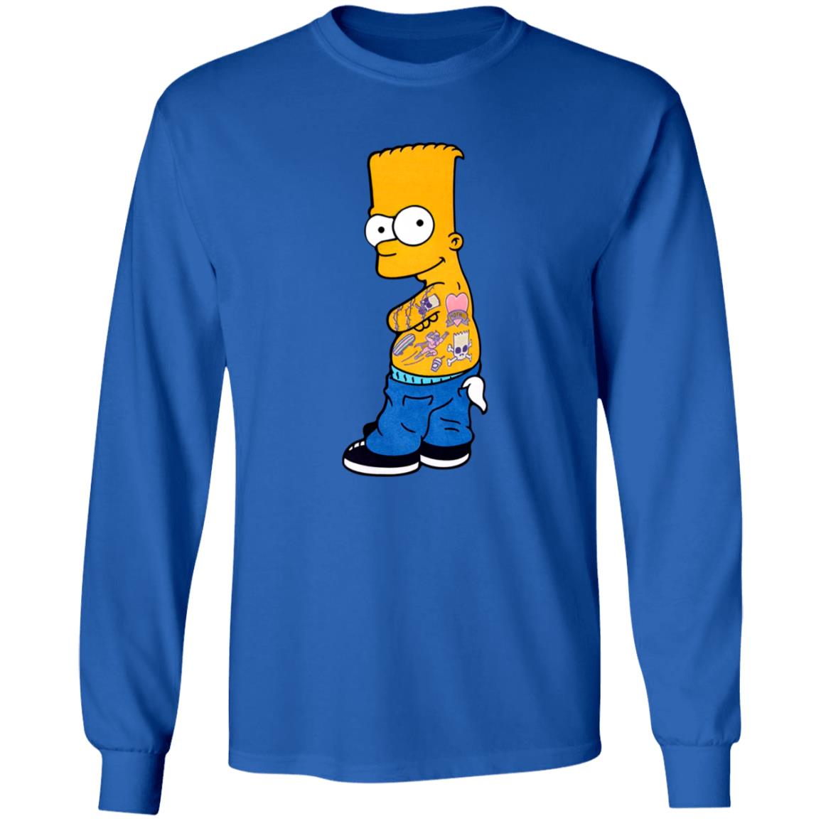 Tatted Up Bart Shirt Hibbett Tatted Up Bart Shirt Freeze Men's Tatted Up Bart Shirt - Teechipus