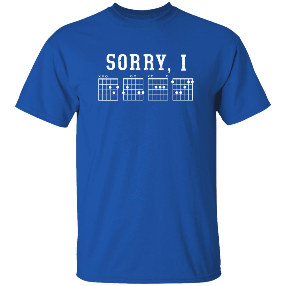 Sorry I Guitar Chords Shirt - Teechipus