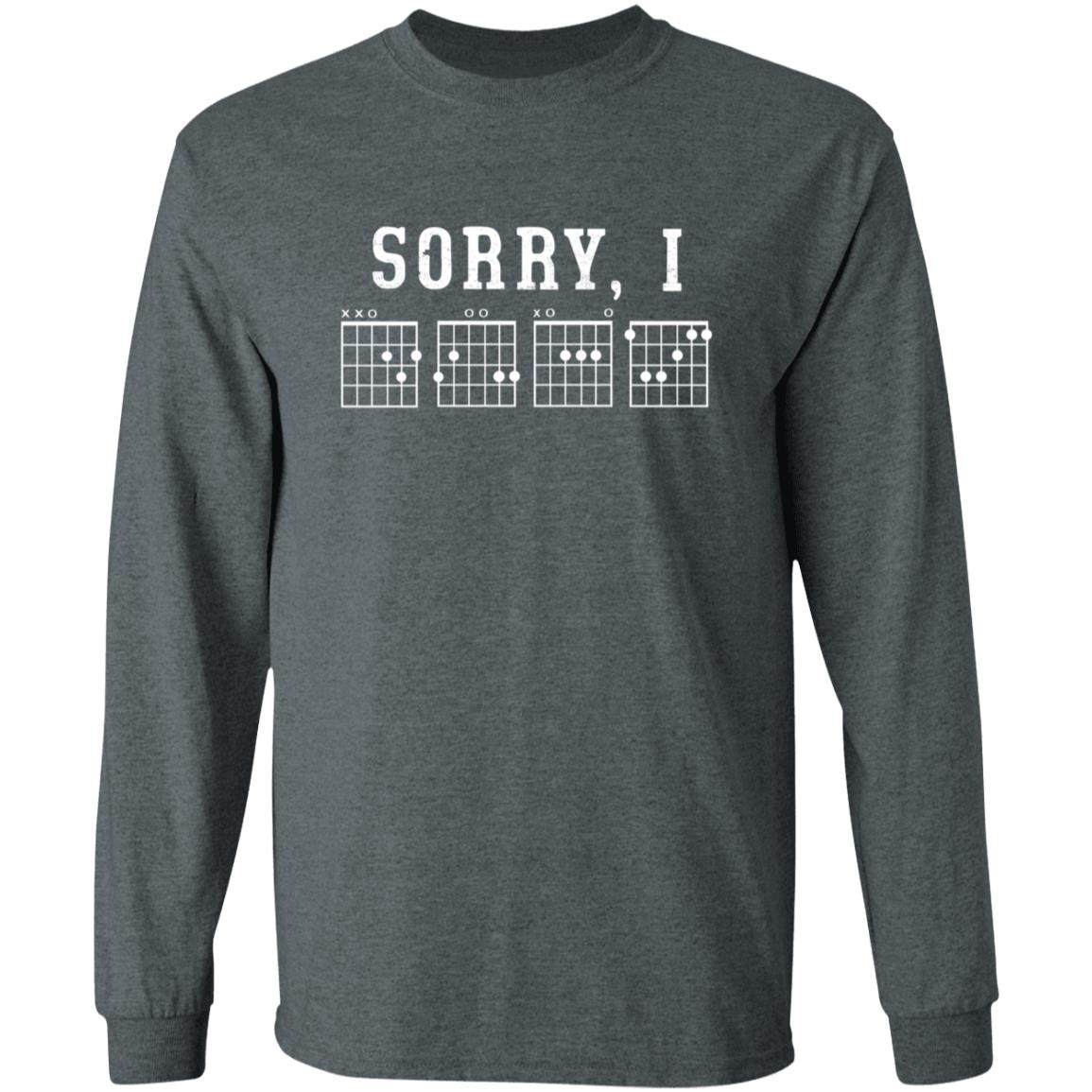 Sorry I Guitar Chords Shirt - Teechipus