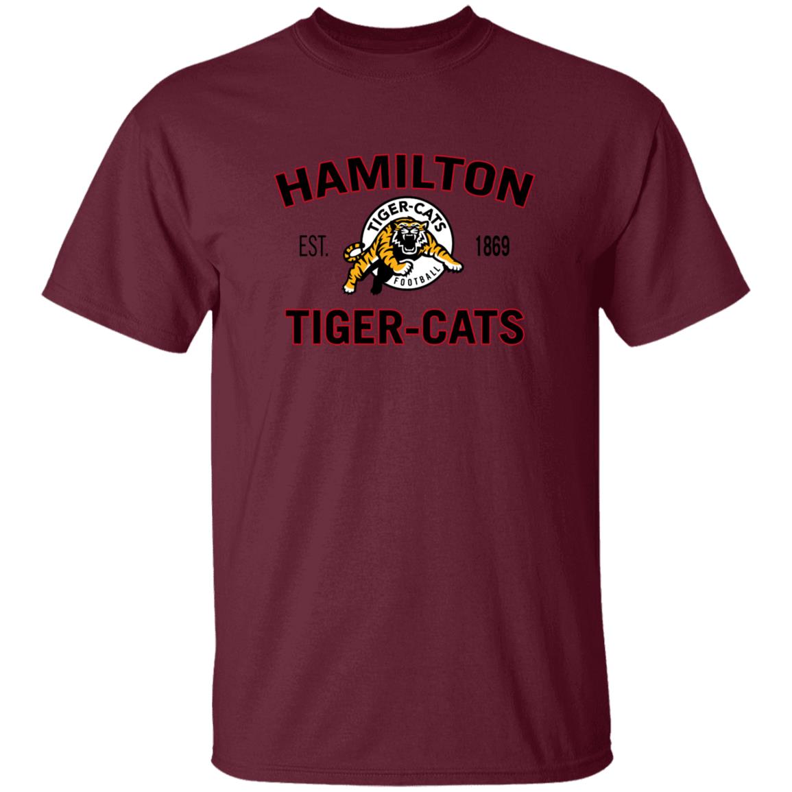 Hamilton Tiger Cats Wade Barrick Shirt Ticats Young And Old Line Up For Covid-19 Shirt - Teechipus