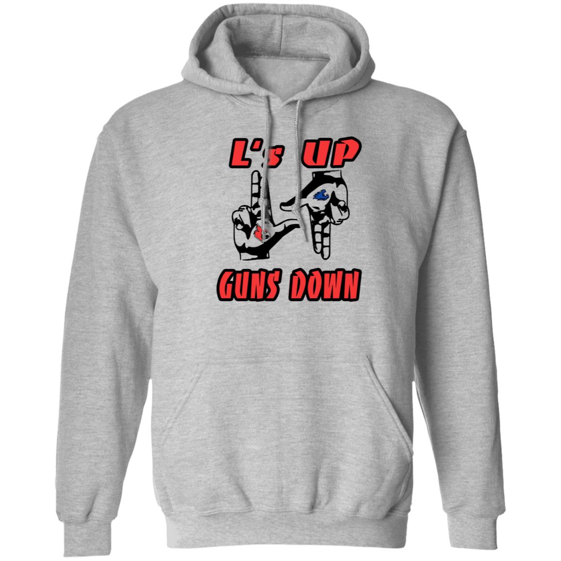 L's Up Guns Down Shirt - Teechipus