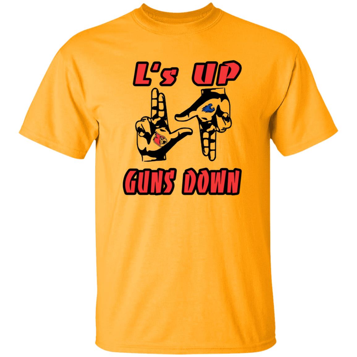 L's Up Guns Down Shirt - Teechipus