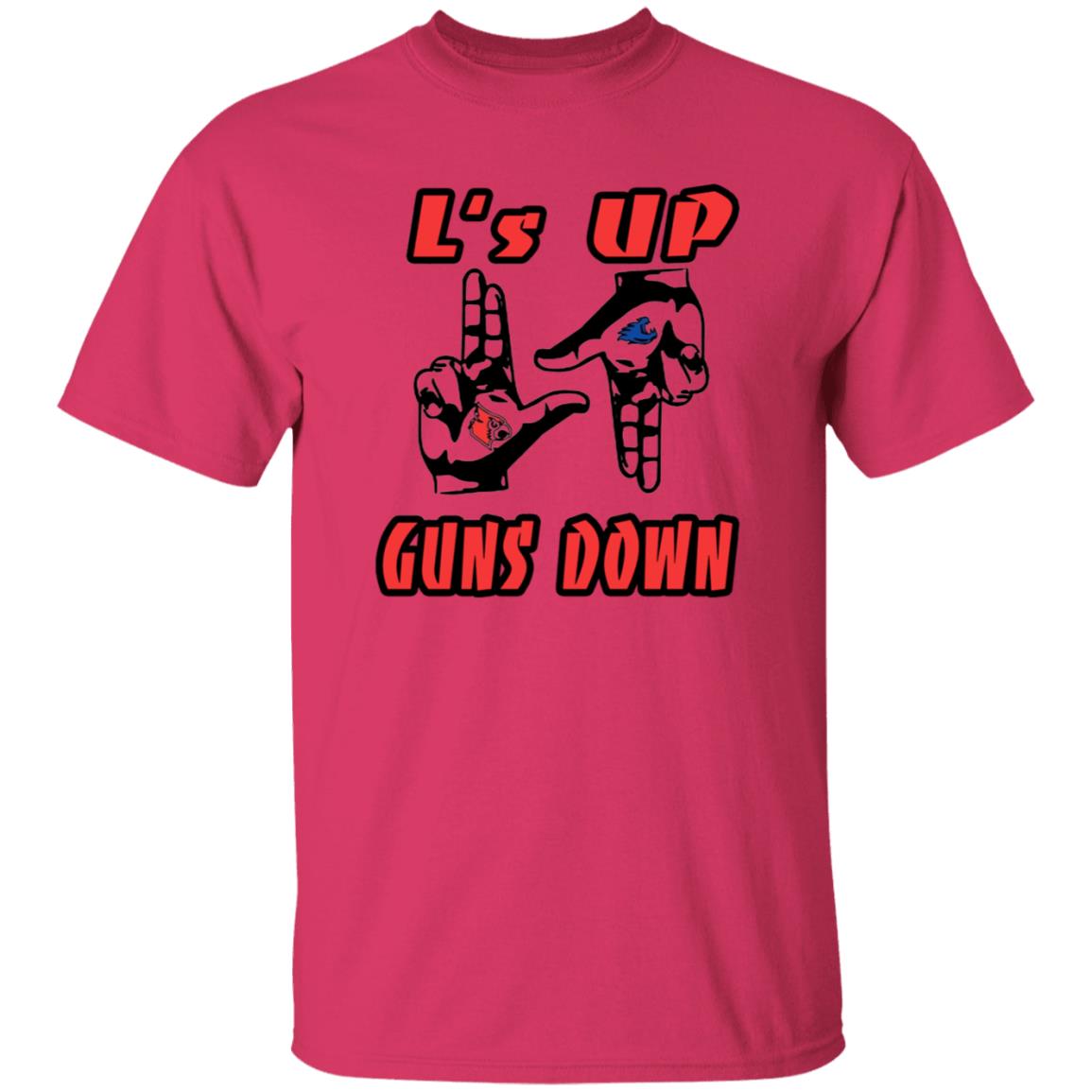 L's Up Guns Down Shirt - Teechipus