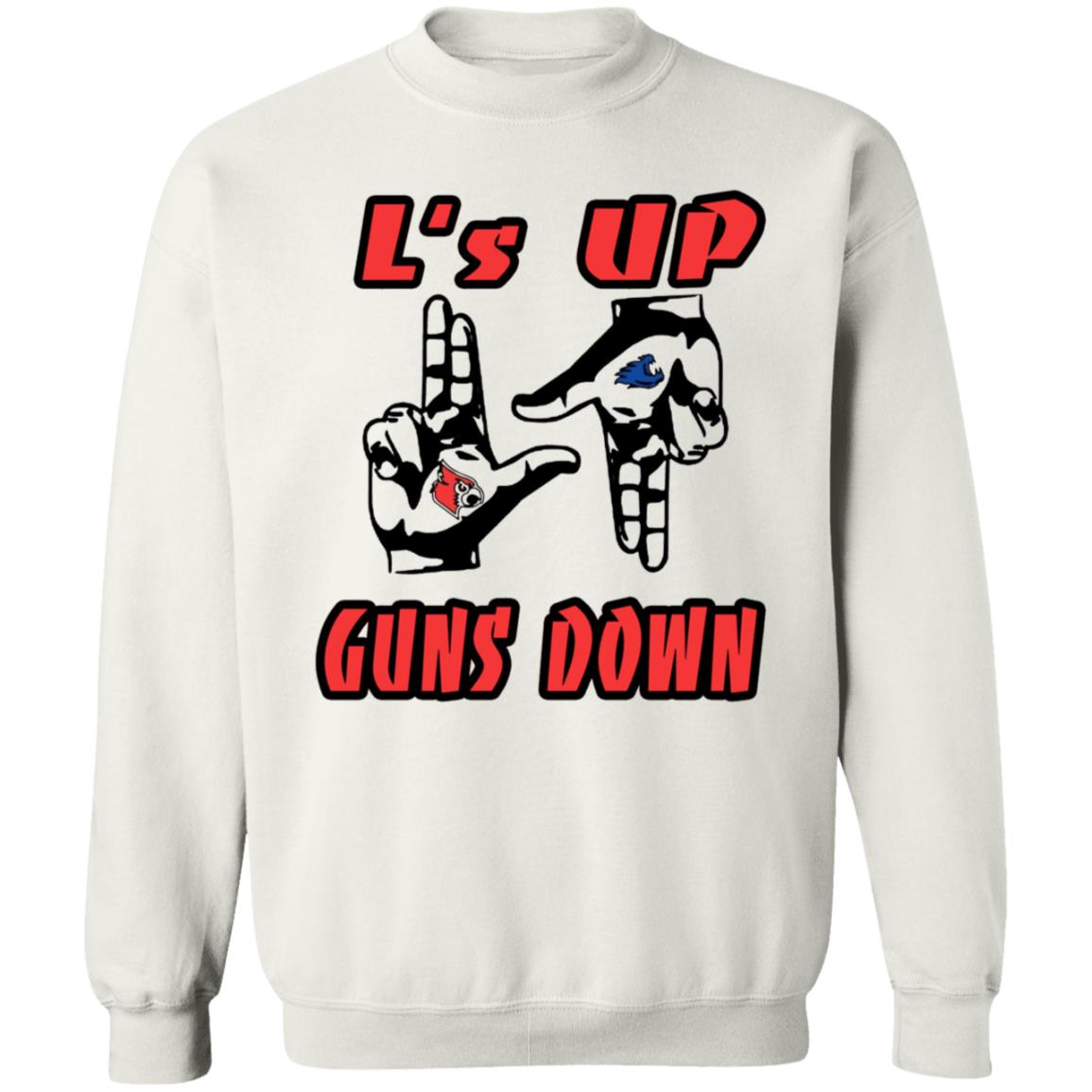 L's Up Guns Down Shirt - Teechipus