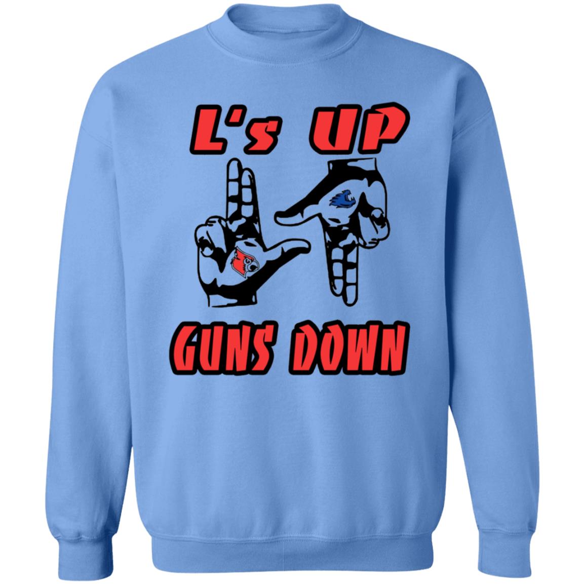 L's Up Guns Down Shirt - Teechipus