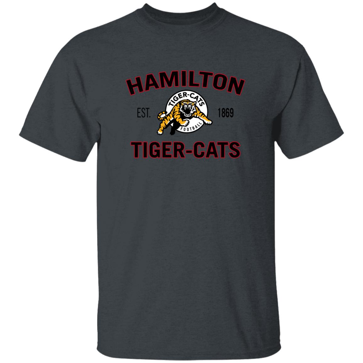 Hamilton Tiger Cats Wade Barrick Shirt Ticats Young And Old Line Up For Covid-19 Shirt - Teechipus