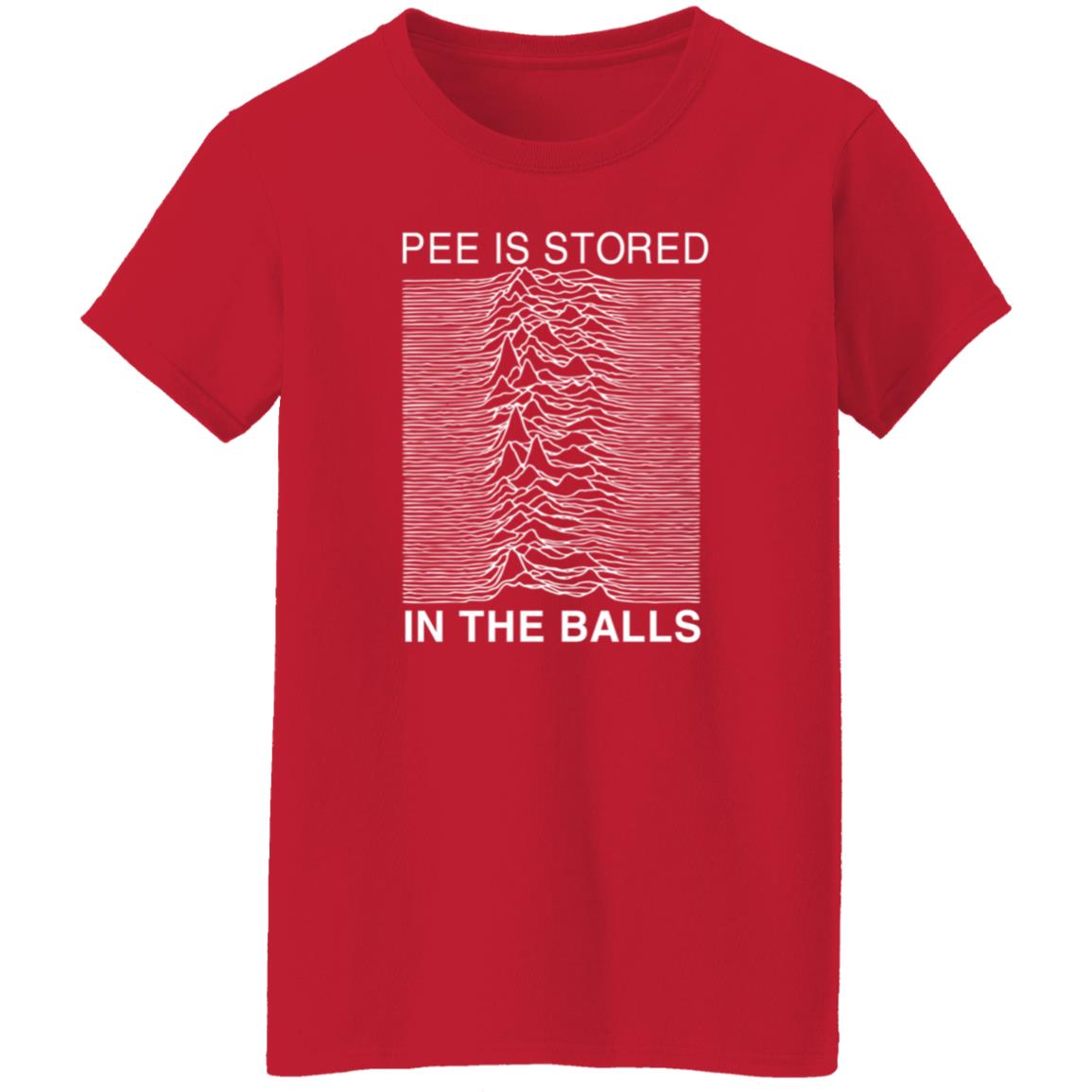 Pee Is Stored In The Balls Shirt - Teechipus