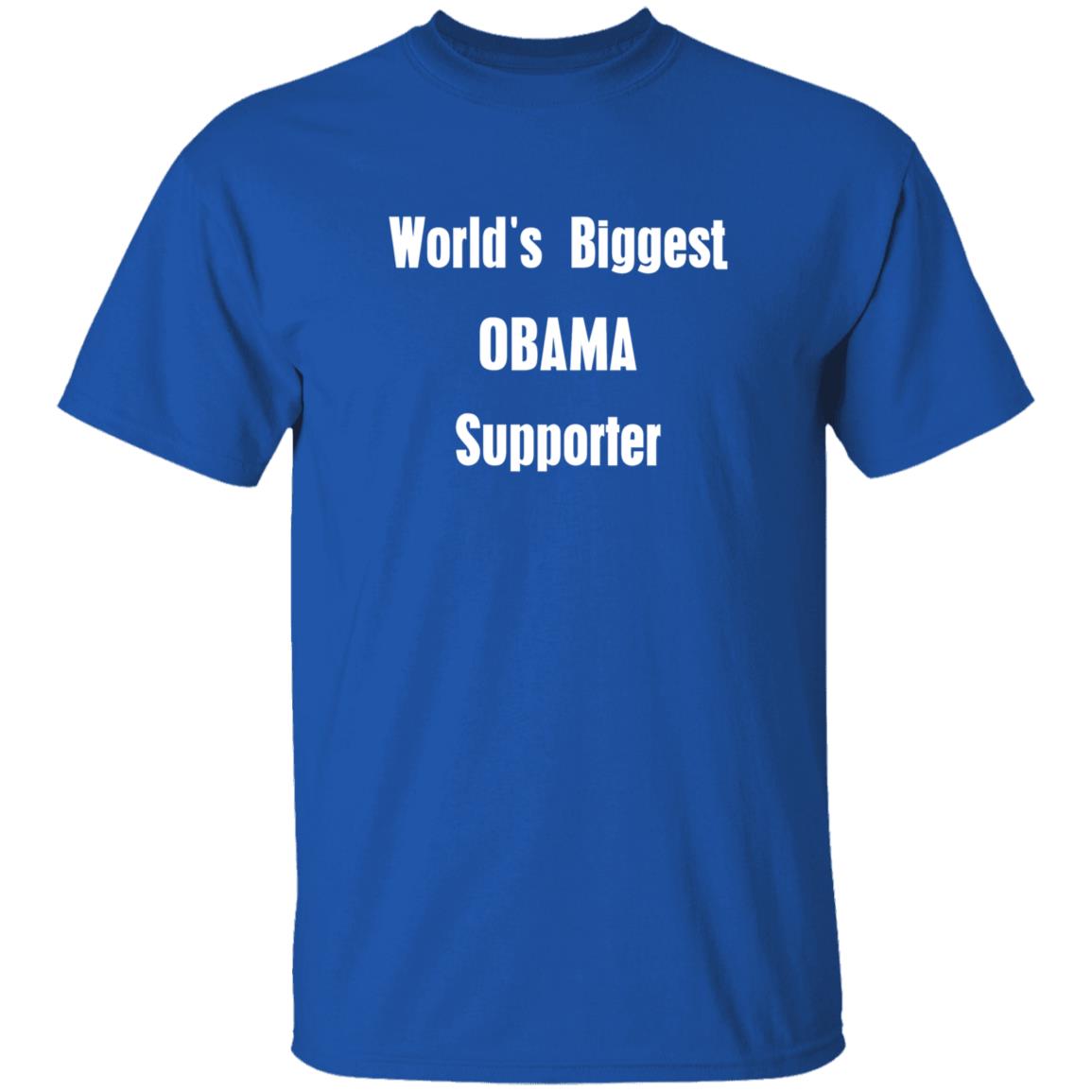 World’s Biggest Obama Supporter Shirt America's Tallest Man Dies At Age 38 Shirt - Teechipus