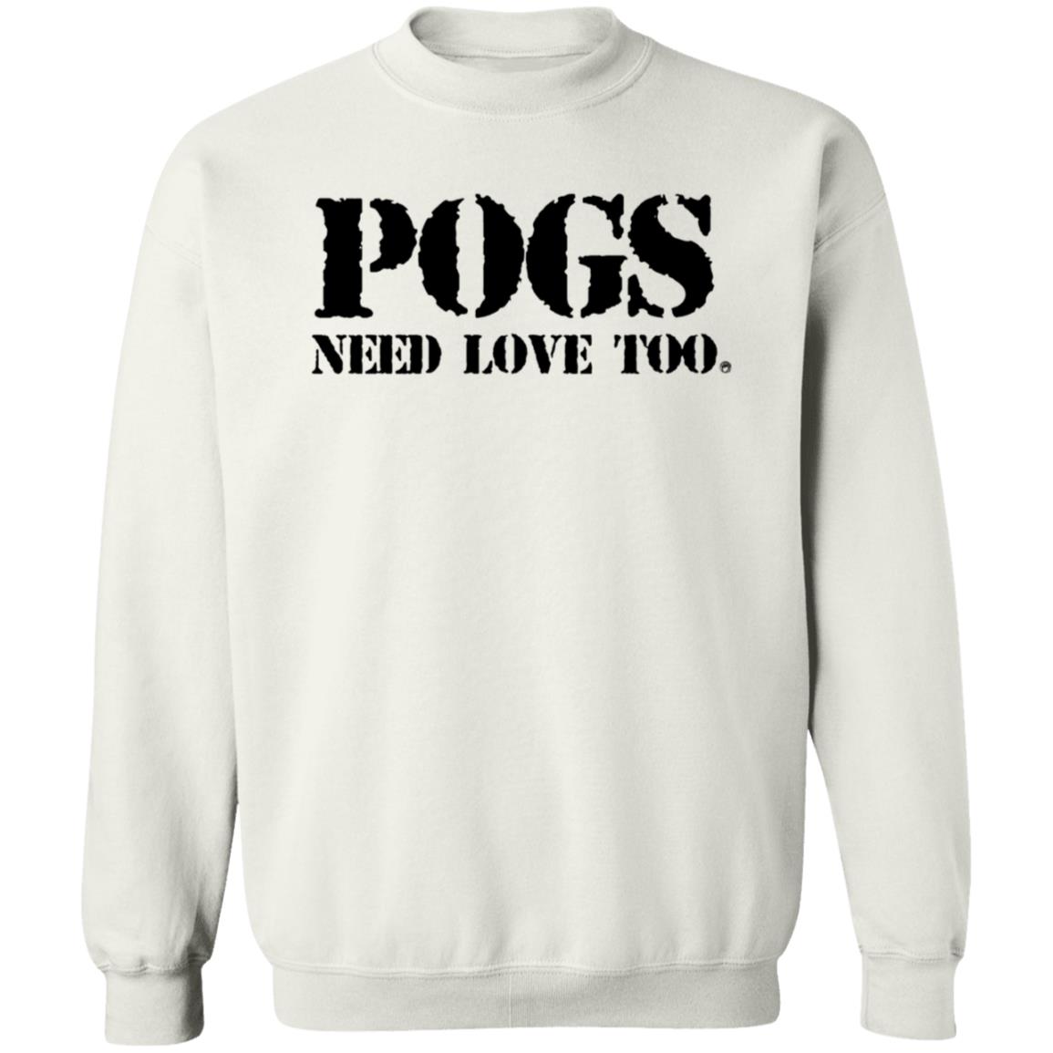 Pogs Need Love Too Shirt Veteranwithasign Store Pogs Need Love Too Shirt - Teechipus