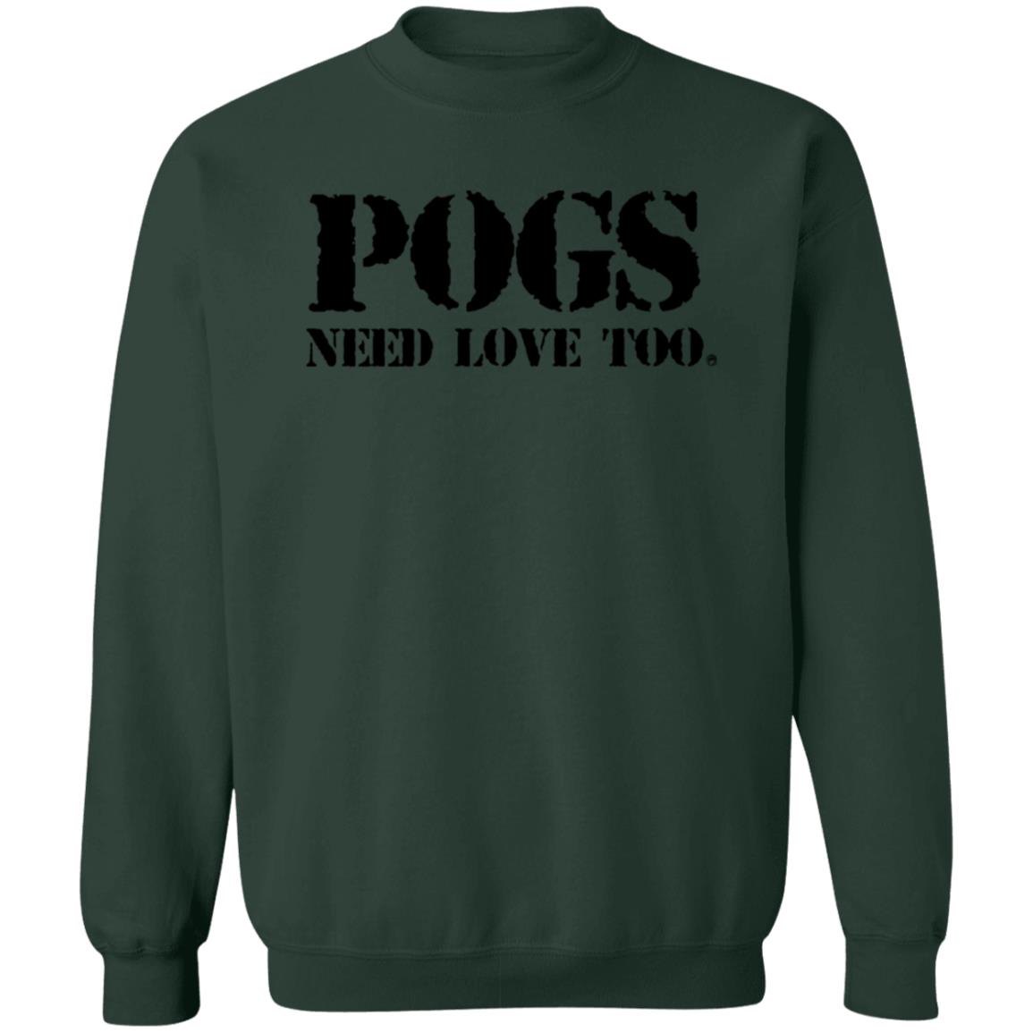 Pogs Need Love Too Shirt Veteranwithasign Store Pogs Need Love Too Shirt - Teechipus