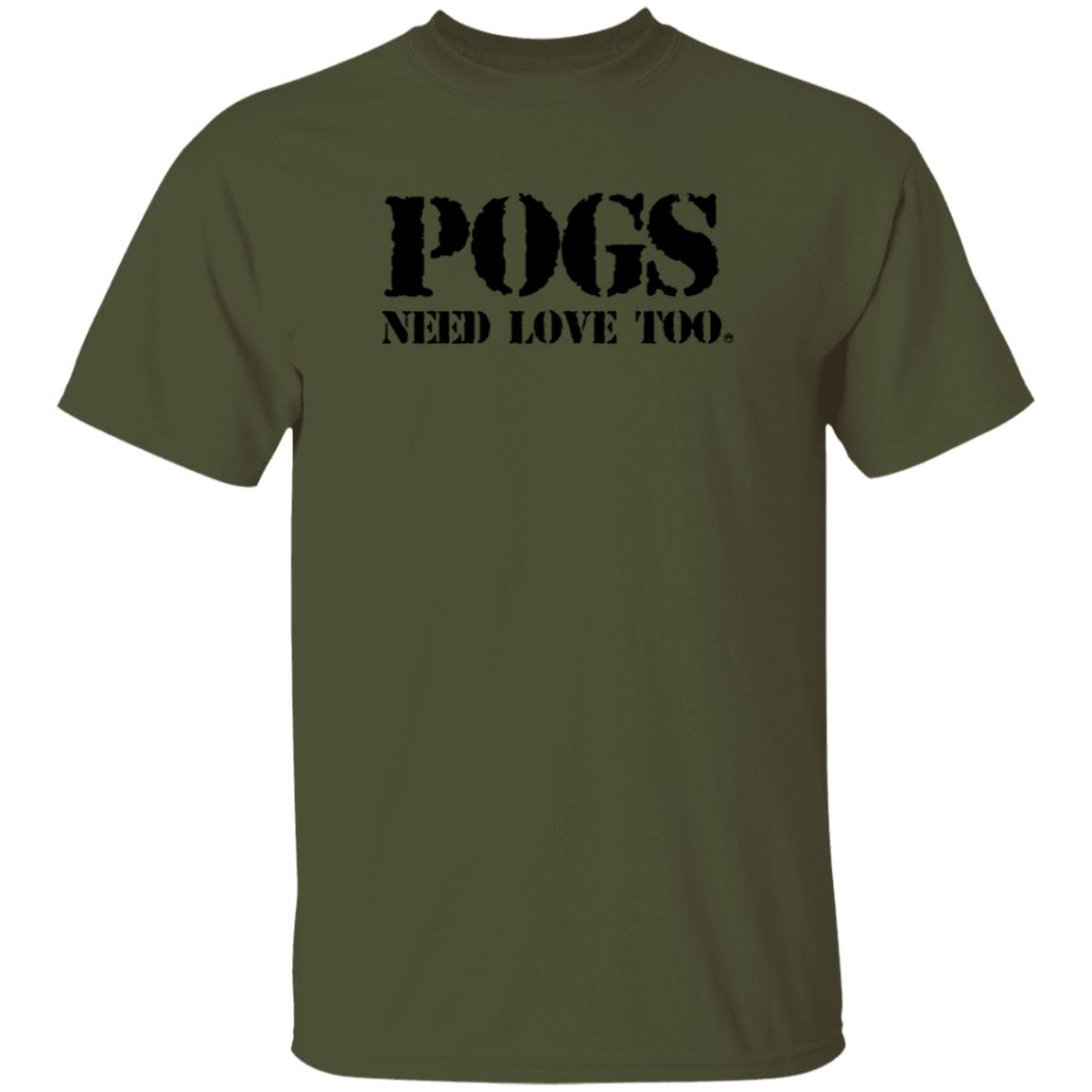 Pogs Need Love Too Shirt Veteranwithasign Store Pogs Need Love Too Shirt - Teechipus