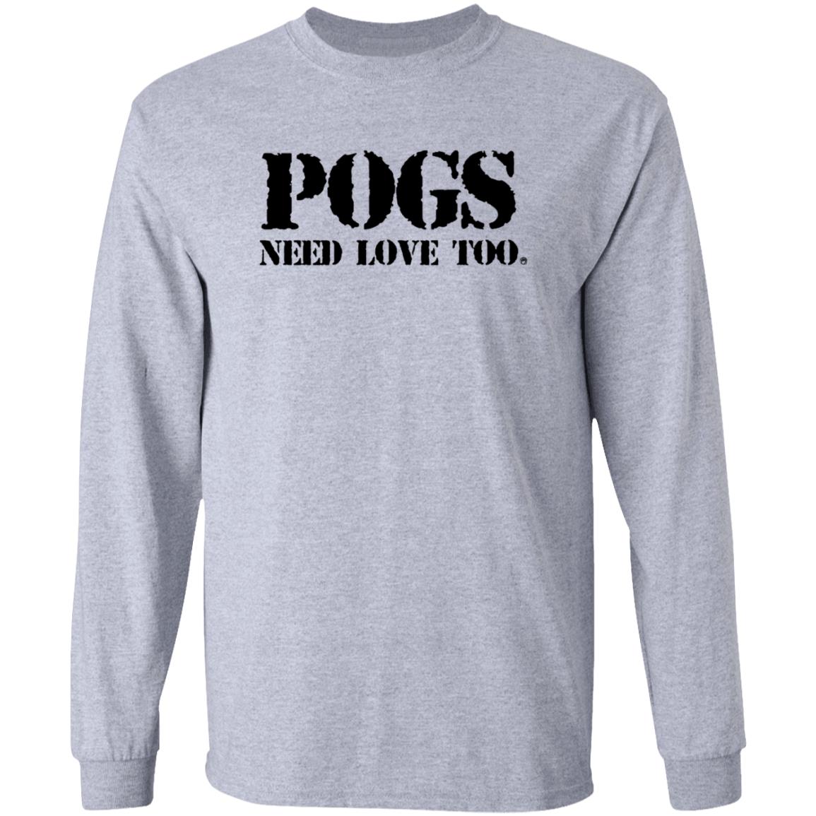 Pogs Need Love Too Shirt Veteranwithasign Store Pogs Need Love Too Shirt - Teechipus