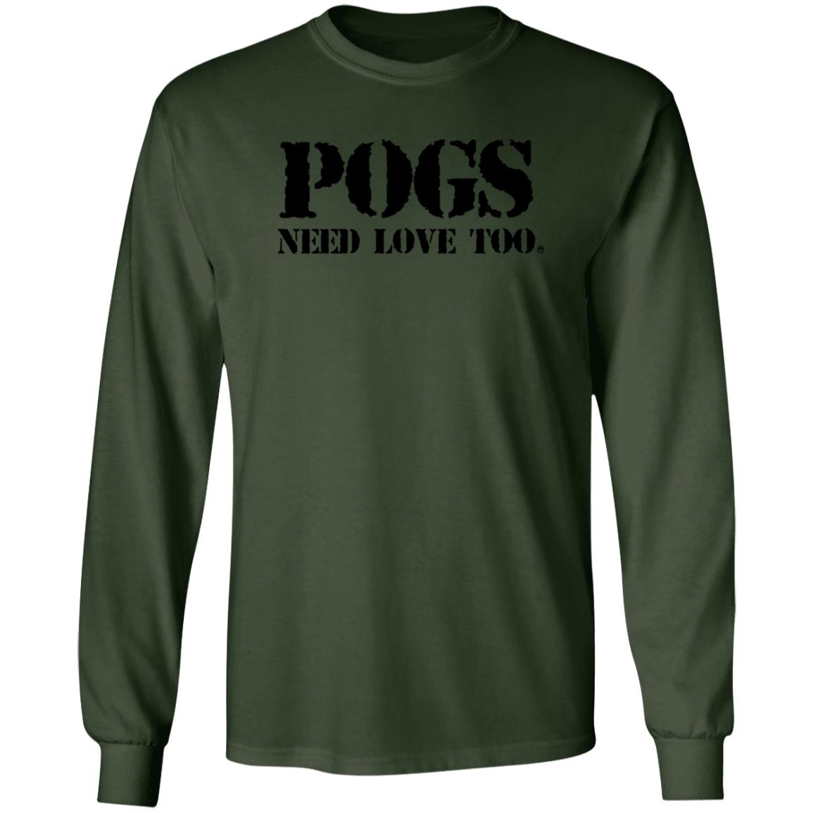 Pogs Need Love Too Shirt Veteranwithasign Store Pogs Need Love Too Shirt - Teechipus