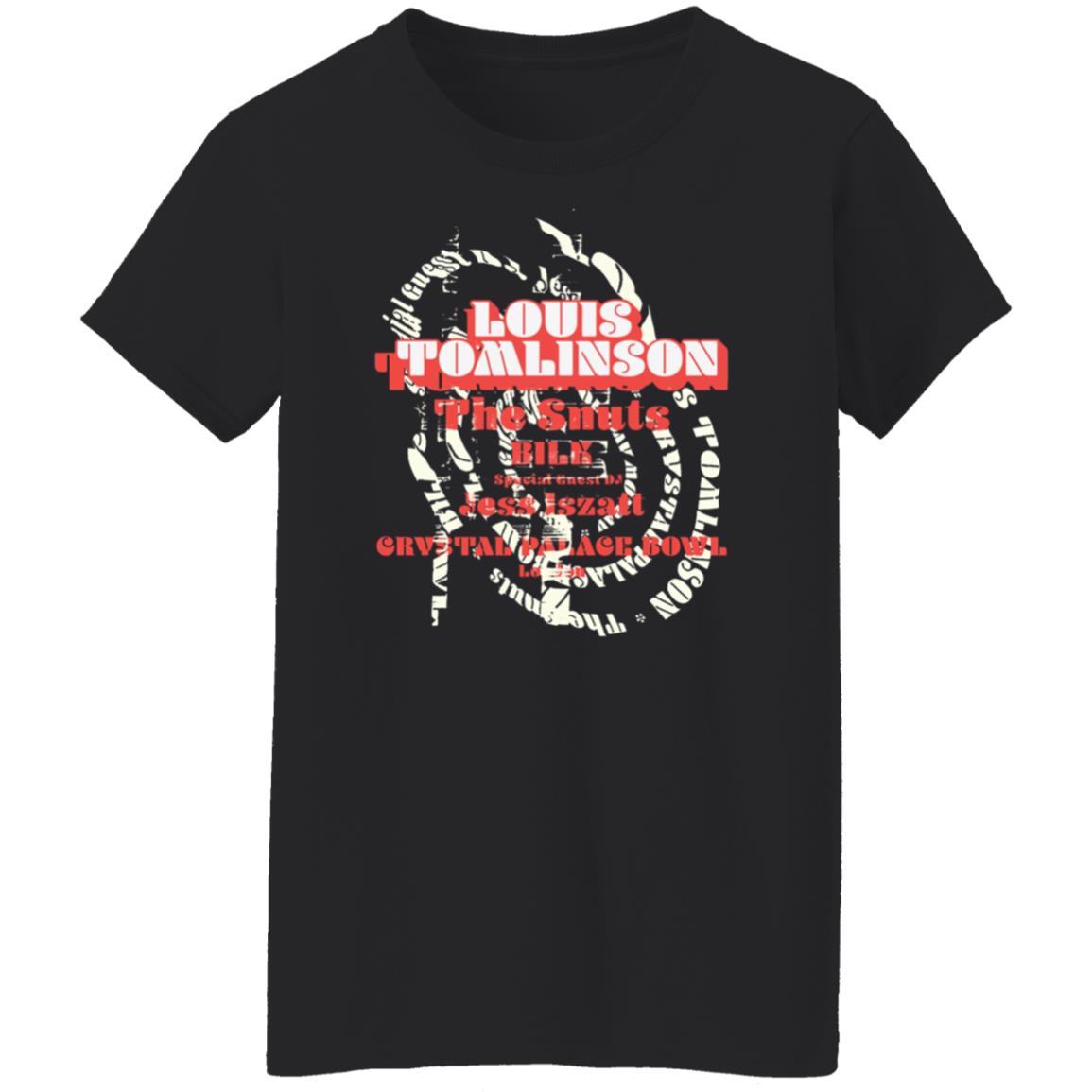 Louis Tomlinson Merch The Away From Home Festival Black Swirl Shirt - Teechipus