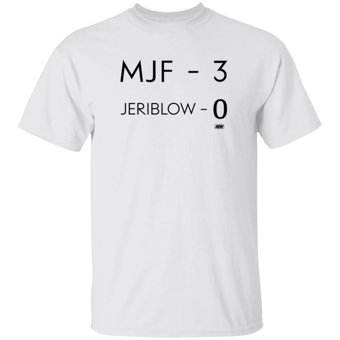 Mjf 3 Jeriblow 0 Shirt AEW Shop Maxwell Jacob Friedman Mjf 3 Jeriblow 0 Shirt - Teechipus