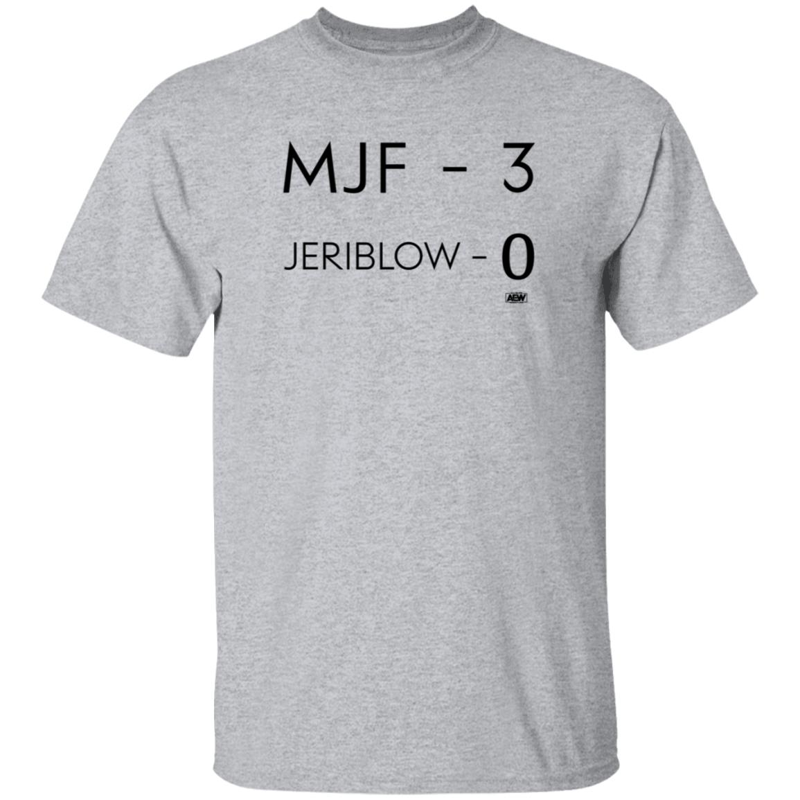 Mjf 3 Jeriblow 0 Shirt AEW Shop Maxwell Jacob Friedman Mjf 3 Jeriblow 0 Shirt - Teechipus