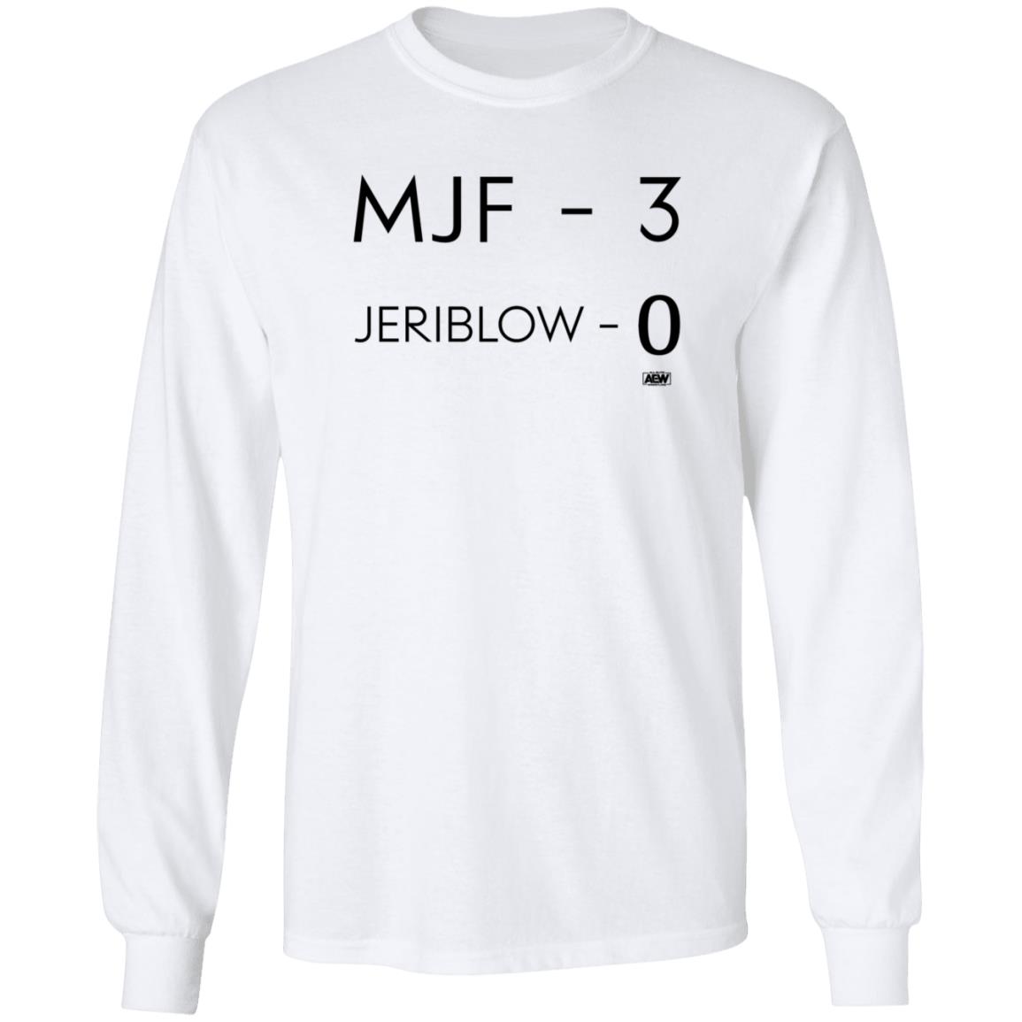 Mjf 3 Jeriblow 0 Shirt AEW Shop Maxwell Jacob Friedman Mjf 3 Jeriblow 0 Shirt - Teechipus