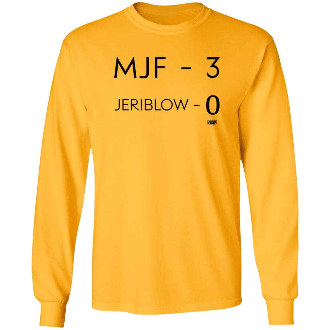 Mjf 3 Jeriblow 0 Shirt AEW Shop Maxwell Jacob Friedman Mjf 3 Jeriblow 0 Shirt - Teechipus