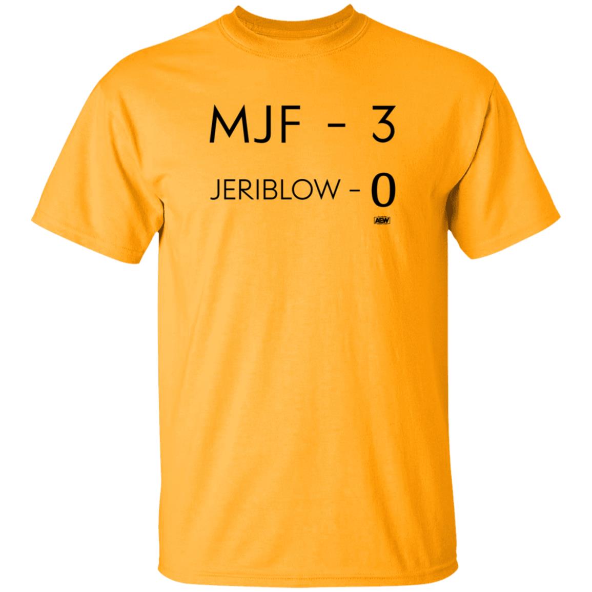 Mjf 3 Jeriblow 0 Shirt AEW Shop Maxwell Jacob Friedman Mjf 3 Jeriblow 0 Shirt - Teechipus