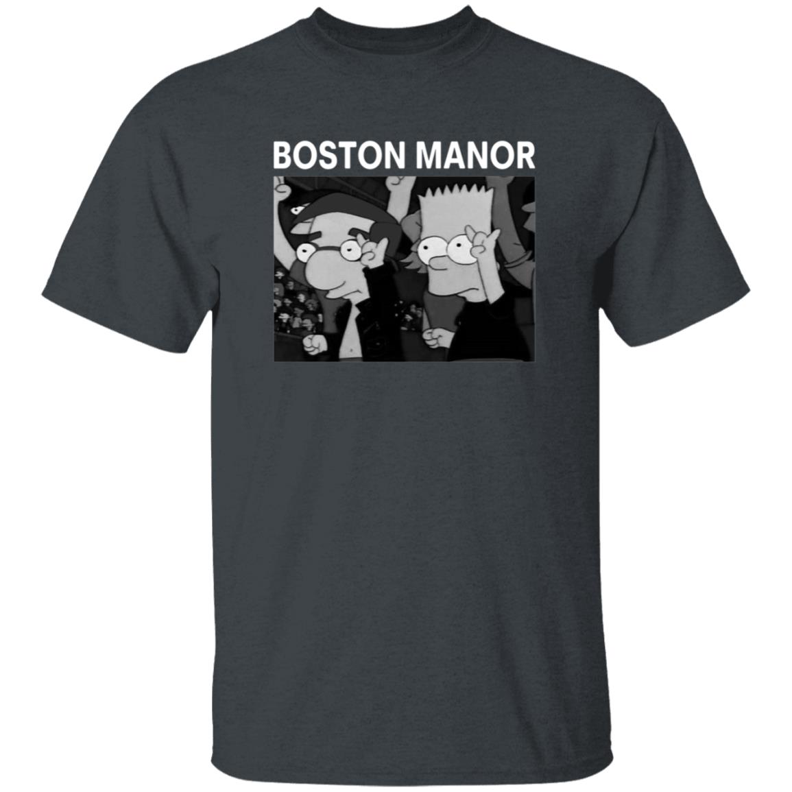 Boston Manor Simpsons Shirt Bostonmanorband Boston Manor Simpsons Shirt Boston Manor Bart And Milhouse Shirt - Teechipus