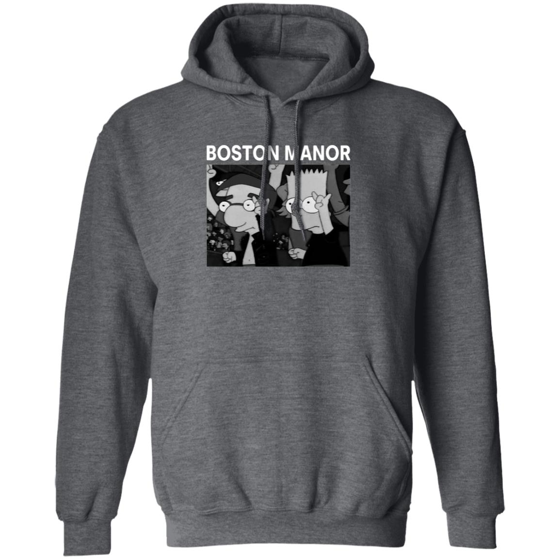 Boston Manor Simpsons Shirt Bostonmanorband Boston Manor Simpsons Shirt Boston Manor Bart And Milhouse Shirt - Teechipus