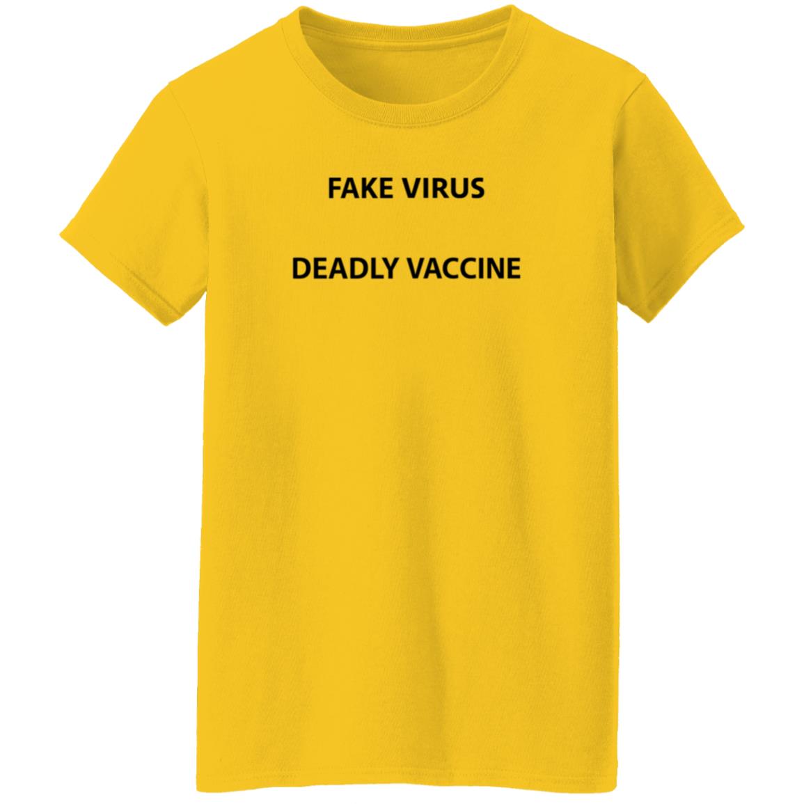 Fake Virus Deadly Vaccine Shirt The Angry Goddess Fake Virus Deadly Vaccine Shirt - Teechipus