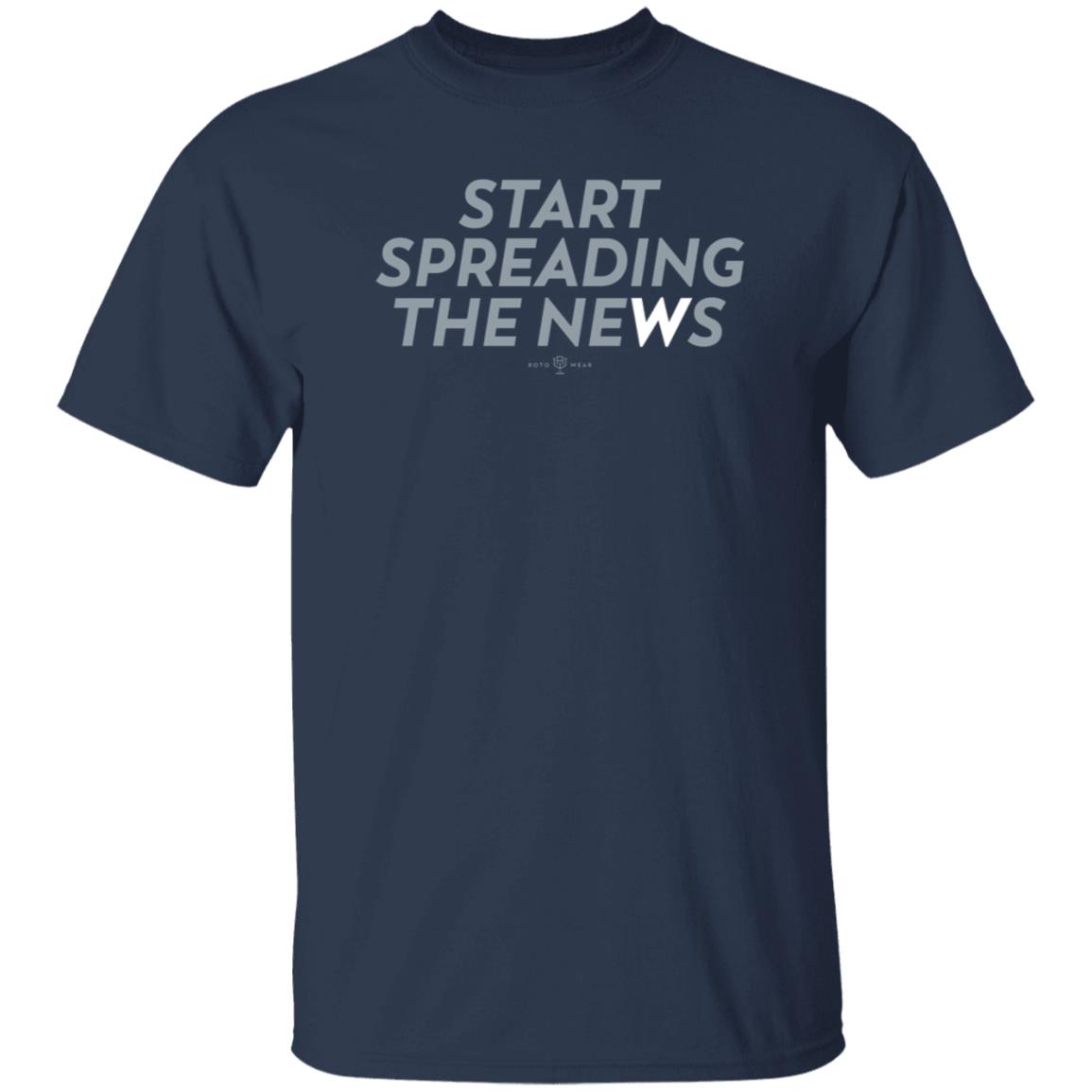 Start Spreading The New Shirt Rotowear Store Start Spreading The New Shirt Hoodie Sweatshirt - Teechipus