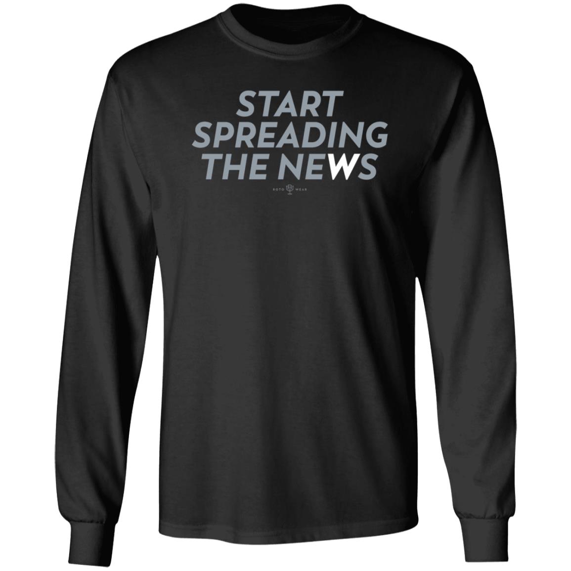 Start Spreading The New Shirt Rotowear Store Start Spreading The New Shirt Hoodie Sweatshirt - Teechipus