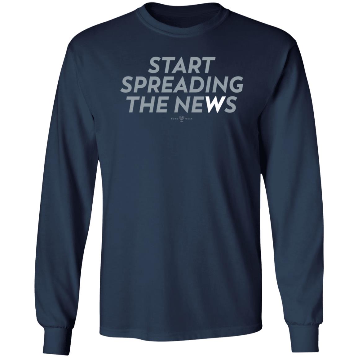 Start Spreading The New Shirt Rotowear Store Start Spreading The New Shirt Hoodie Sweatshirt - Teechipus
